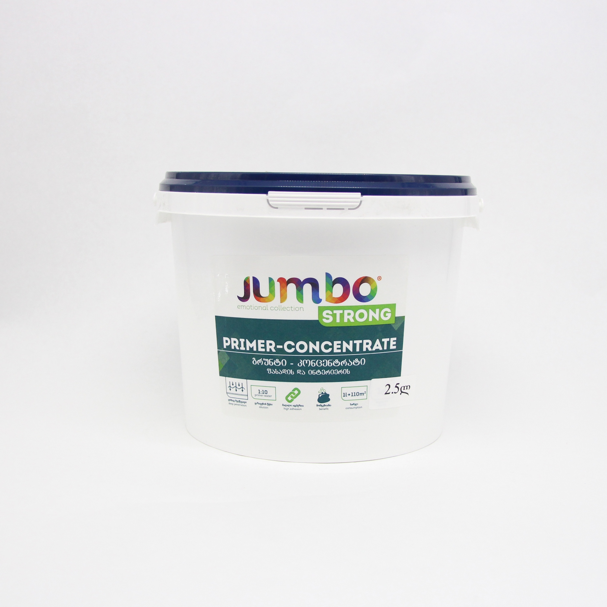 გრუნტი კონცეტრატი 1:10 JUMBO 2,5 ლიტ. — გრუნტი